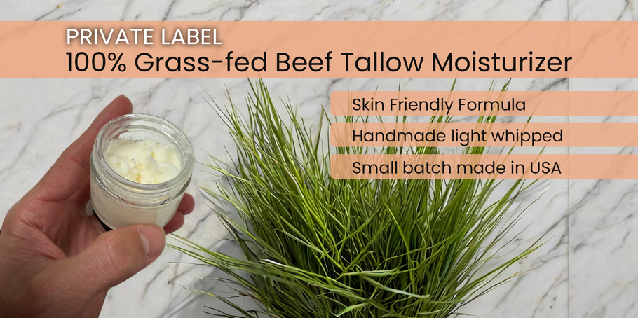 Whipped Beef Tallow Private Label - 100% Grassfed Pure BeefTallow